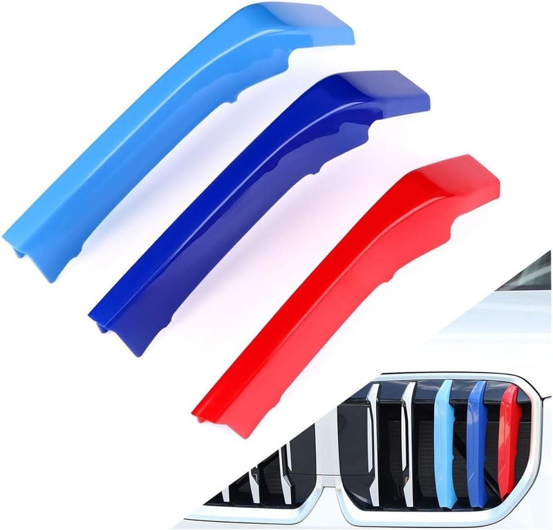 WITRRTIW Automotive grille Insert Trims Strips Front Center Kidney Grilles Compatible with 2020 2021 2022 F48 X1 LCI 7-Beam grille insert accessories - Image 1
